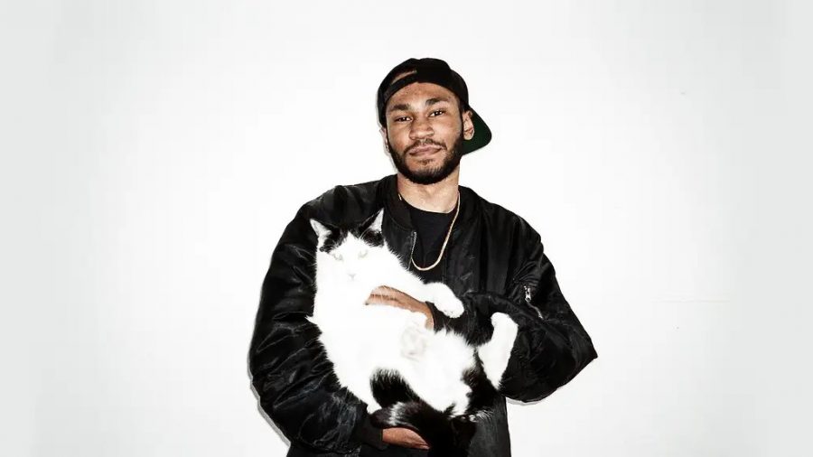 Kaytranada portrait with cat