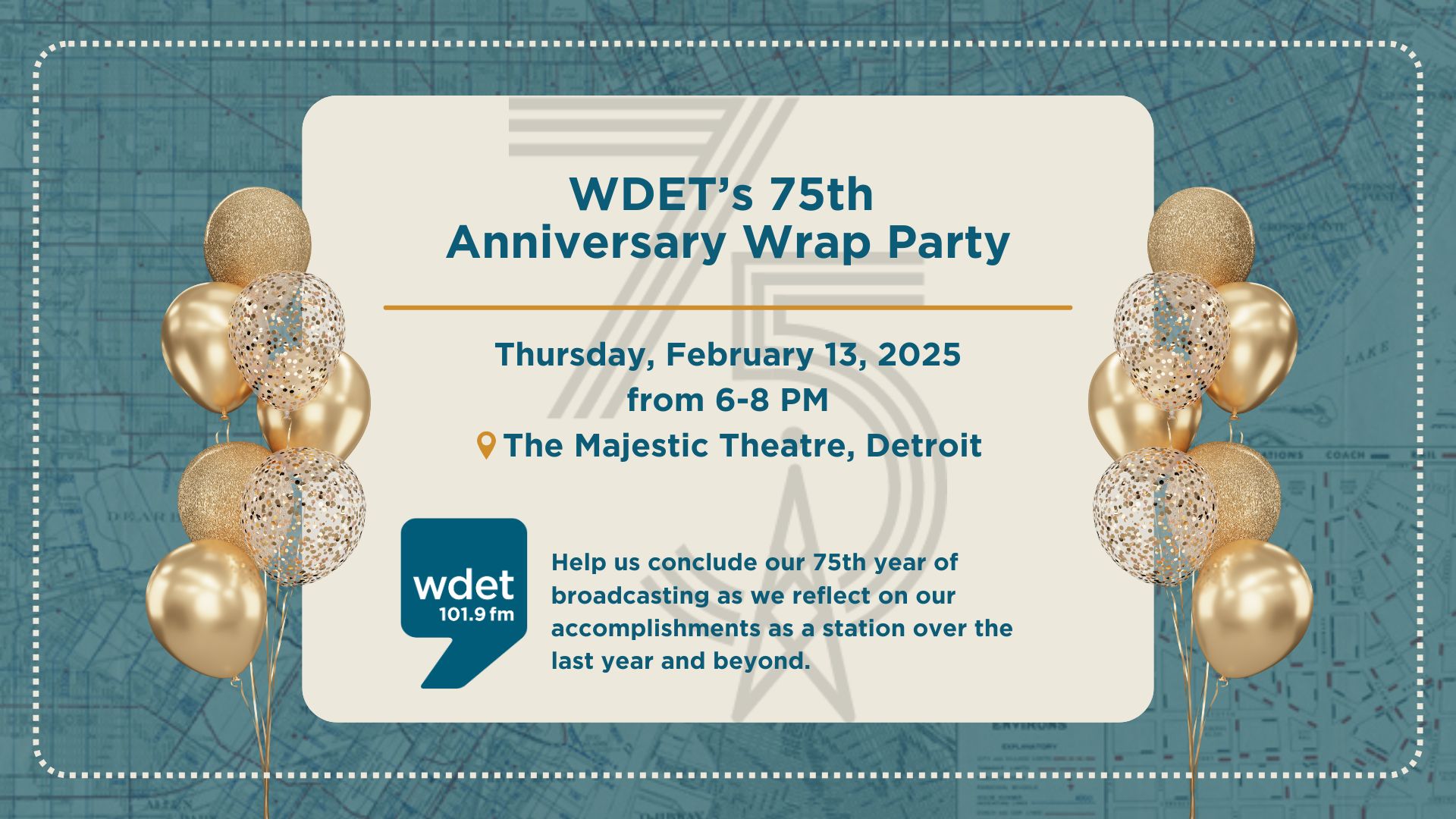 WDET's 75th Anniversary Wrap Party