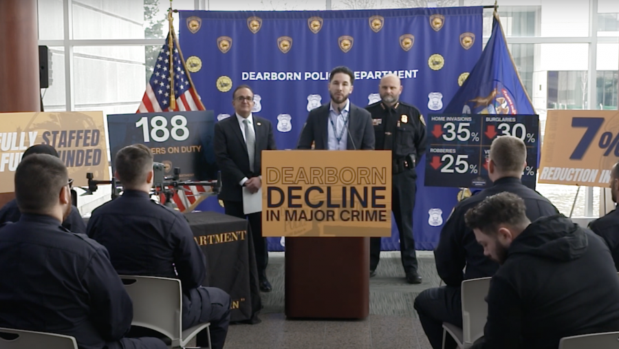 Overall, the city of Dearborn experienced a dip in crime of about 7% in 2024, officials report.