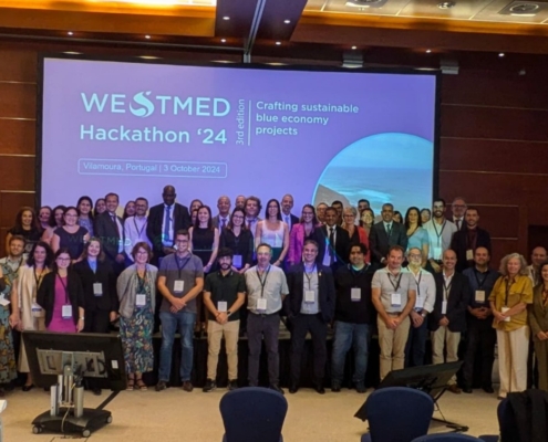 group picture with all participants from the WestMED Hackathon 2024