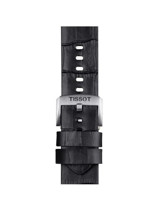 Tissot czarny pasek skórzany 22 mm