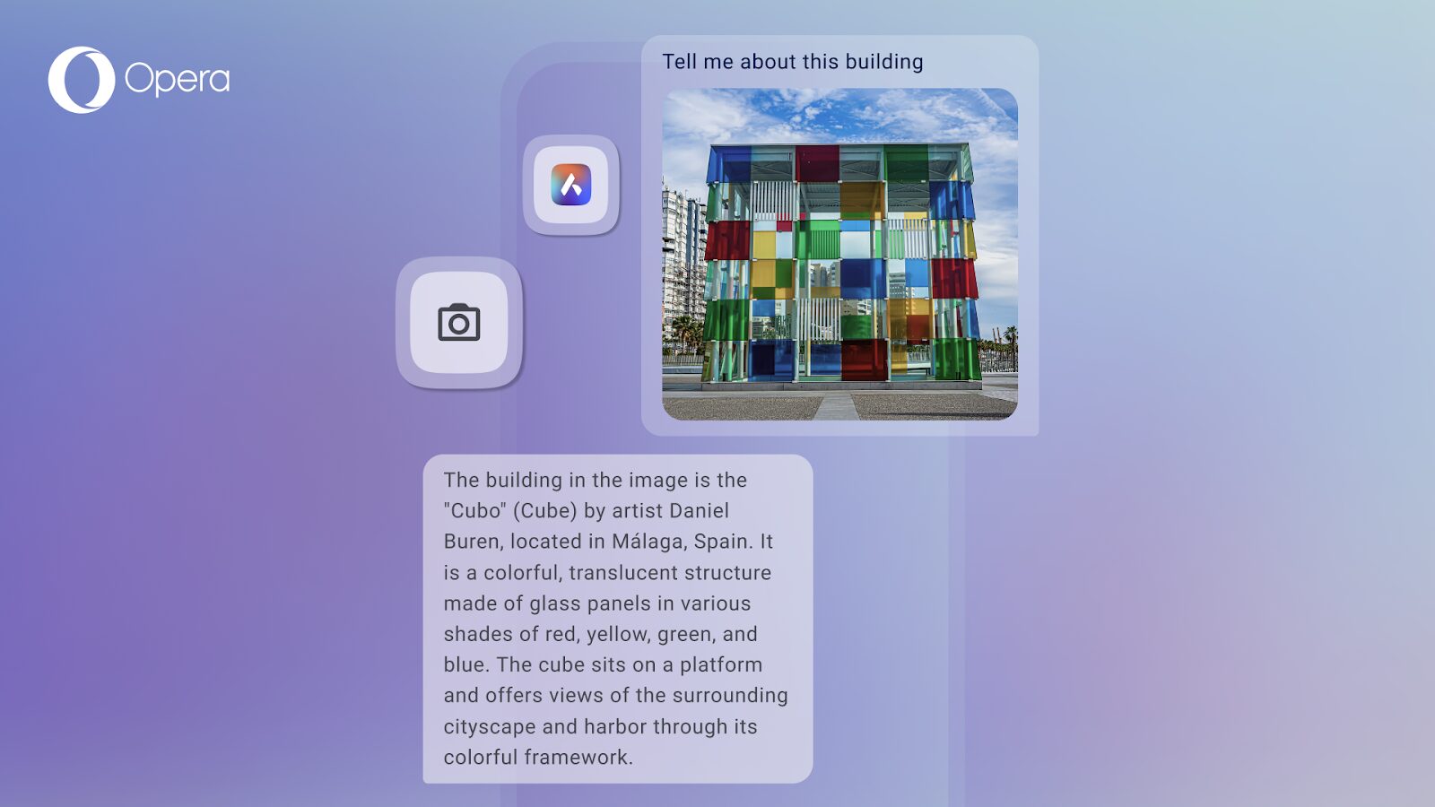 Opera for Android showing off new Image Understanding Capabilities.