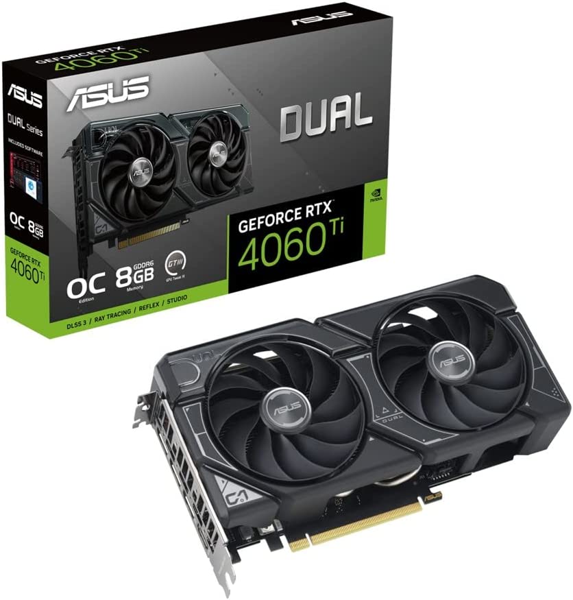 【中古】【店頭展示使用品】ASUS  DUAL-RTX4060TI-O8G [PCIExp 8GB](30日間保証）