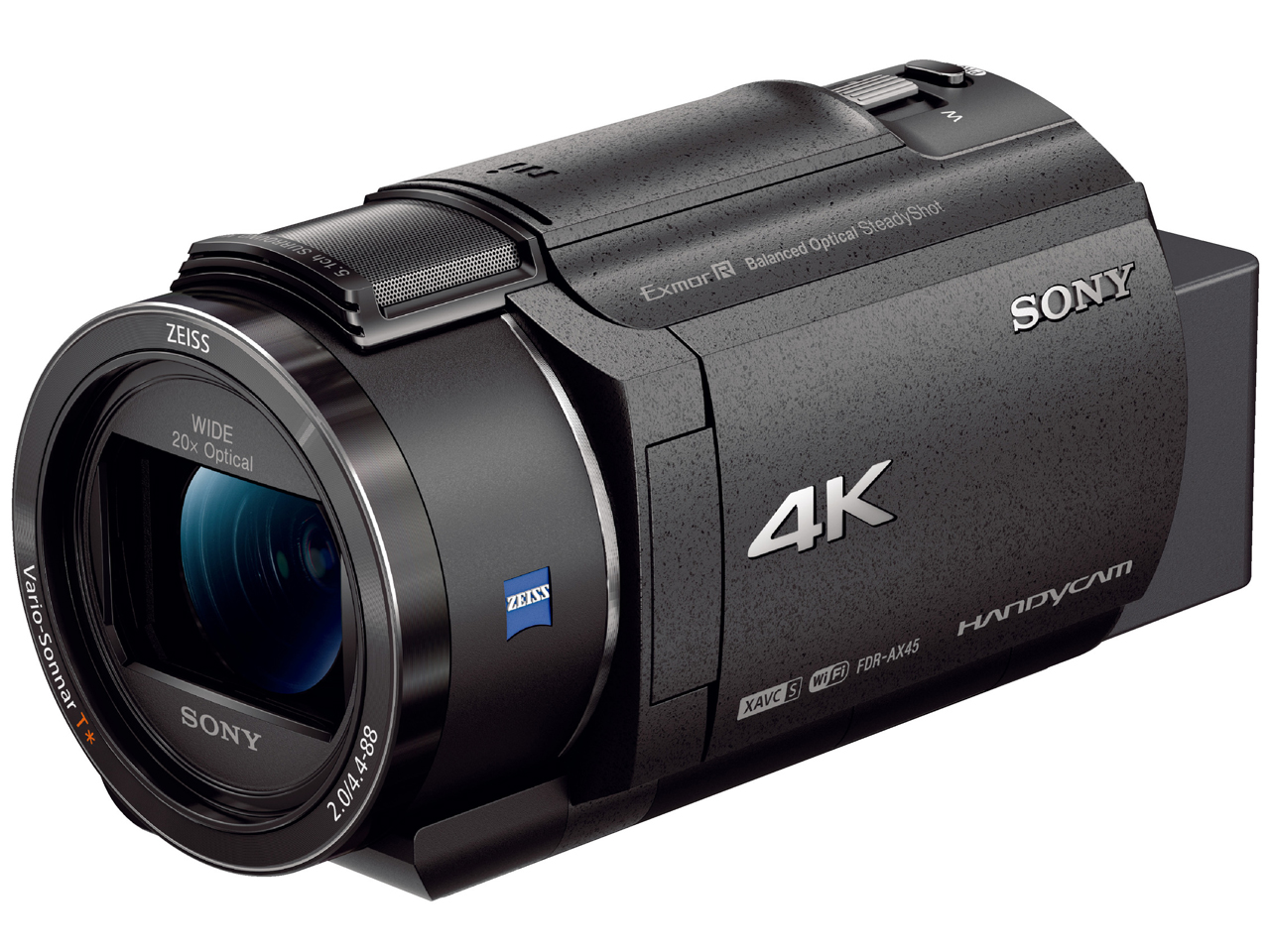 【WinterSALE】【中古】【店頭展示使用品】SONY デジタル4Kビデオカメラレコーダー FDR-AX45 (B) [ブラック](メーカー保証1年）