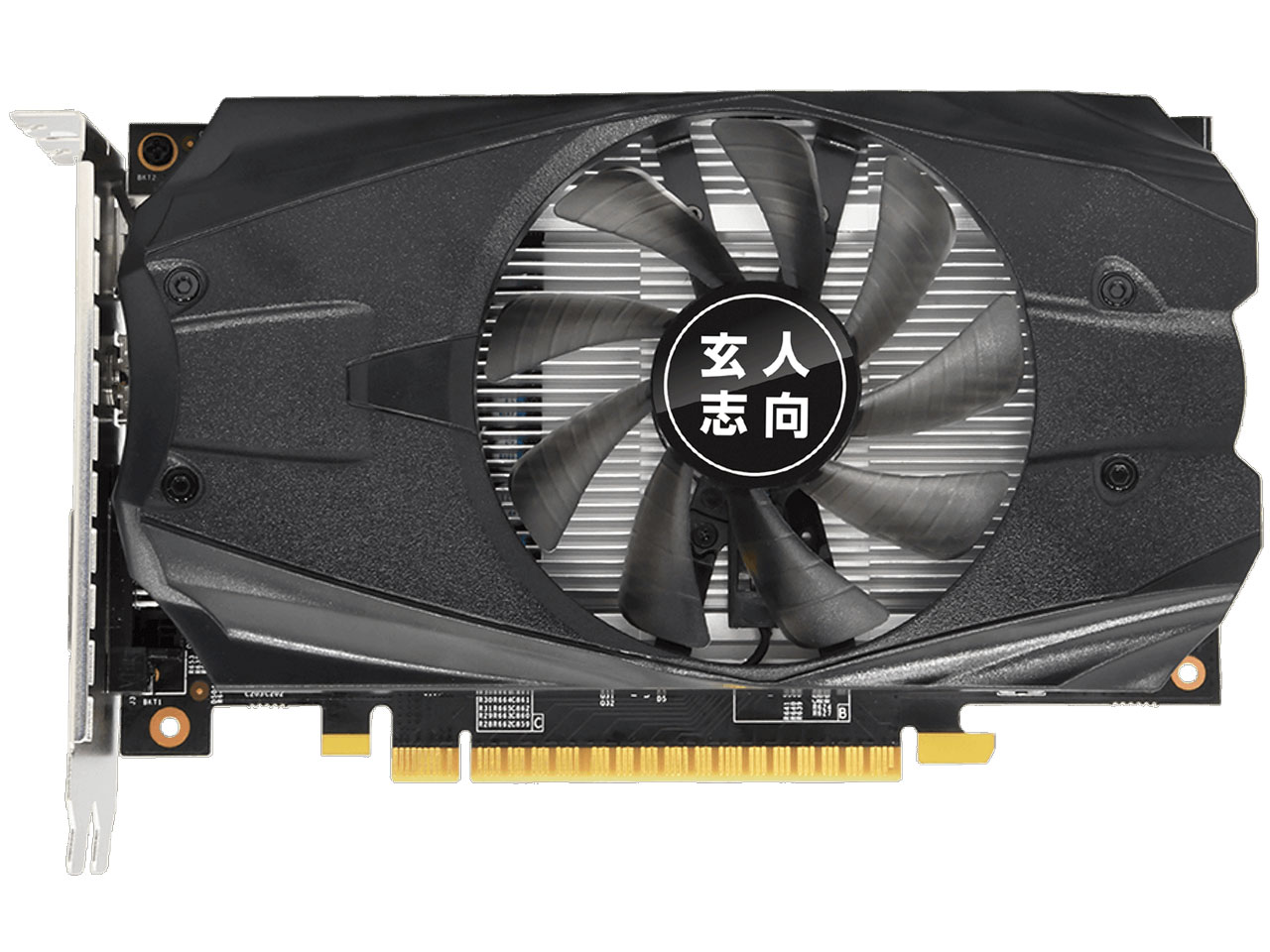 【中古】玄人志向 GF-GTX1050Ti-4GB/OC/SF [PCIExp 4GB](30日間保証）