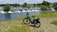 Fahrrad vor Urlaubskulisse