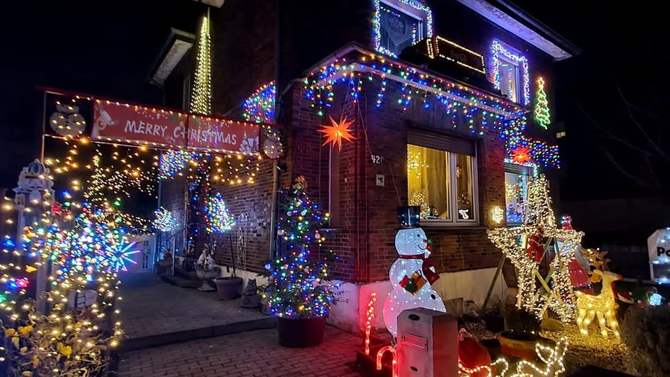 Weihnachtsbeleuchtung von Zuschauer 