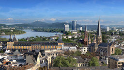 Blick auf Bonn und den Rhein