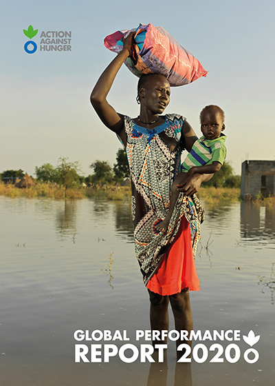 Cover of Action Against Hunger's Global Performance Report 2020.