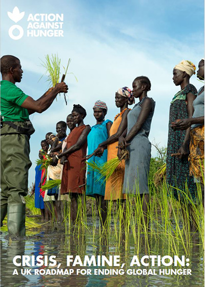 Front cover of Action Against Hunger's report 