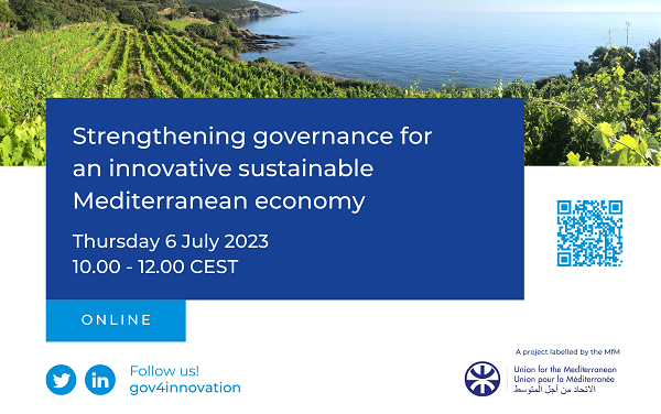 Webinar: Strengthening governance for an innovative sustainable Mediterranean economy