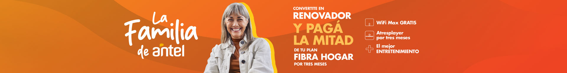 Renová tu servicio Fibra Hogar