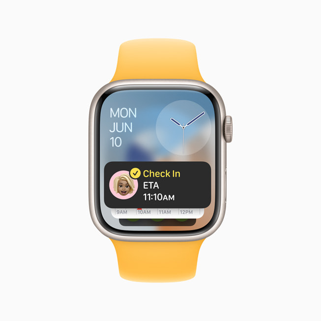 到着確認が表示されているApple Watch Series 9。