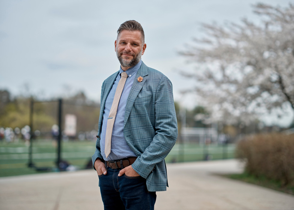 New Rochelle High School teacher Anthony Stirpe