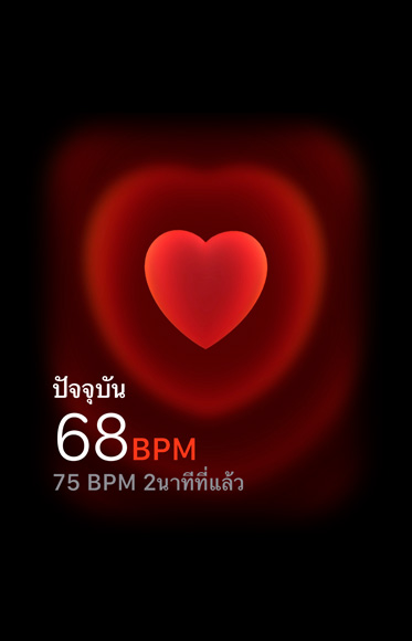 ECG ที่ตรวจวัดด้วยแอป ECG