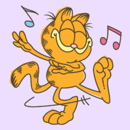 Garfield LINE sticker