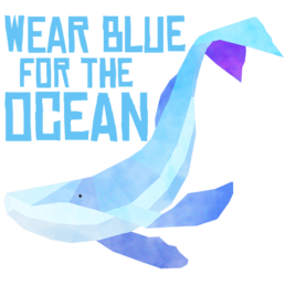 march for the ocean illustrated sticker