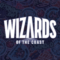 Image of the logo for Wizards of the Coast.