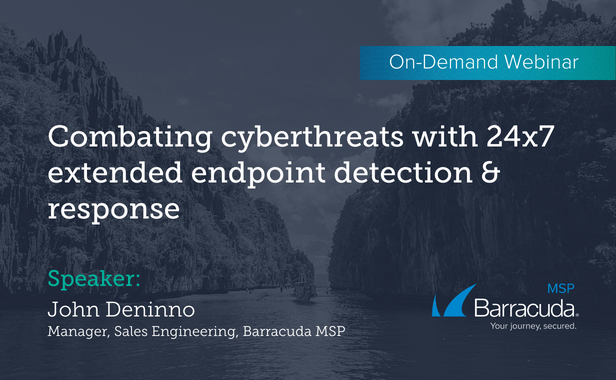 Combating cyberthreats with 24×7 extended endpoint detection & response