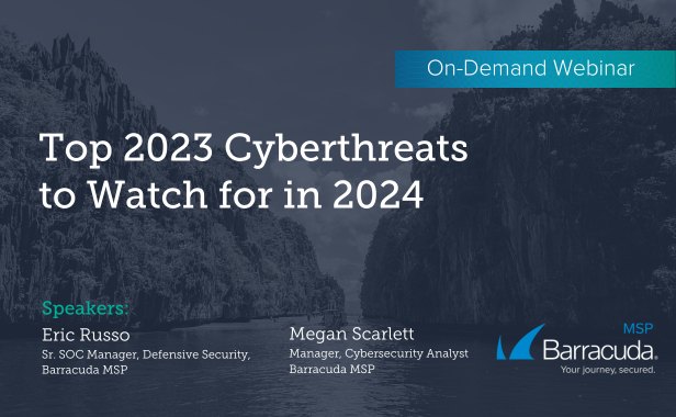 Top 2023 Cyberthreats to Watch for in 2024