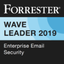 Award: Forrester Wave Leader 2019 for Enterprise Email Security