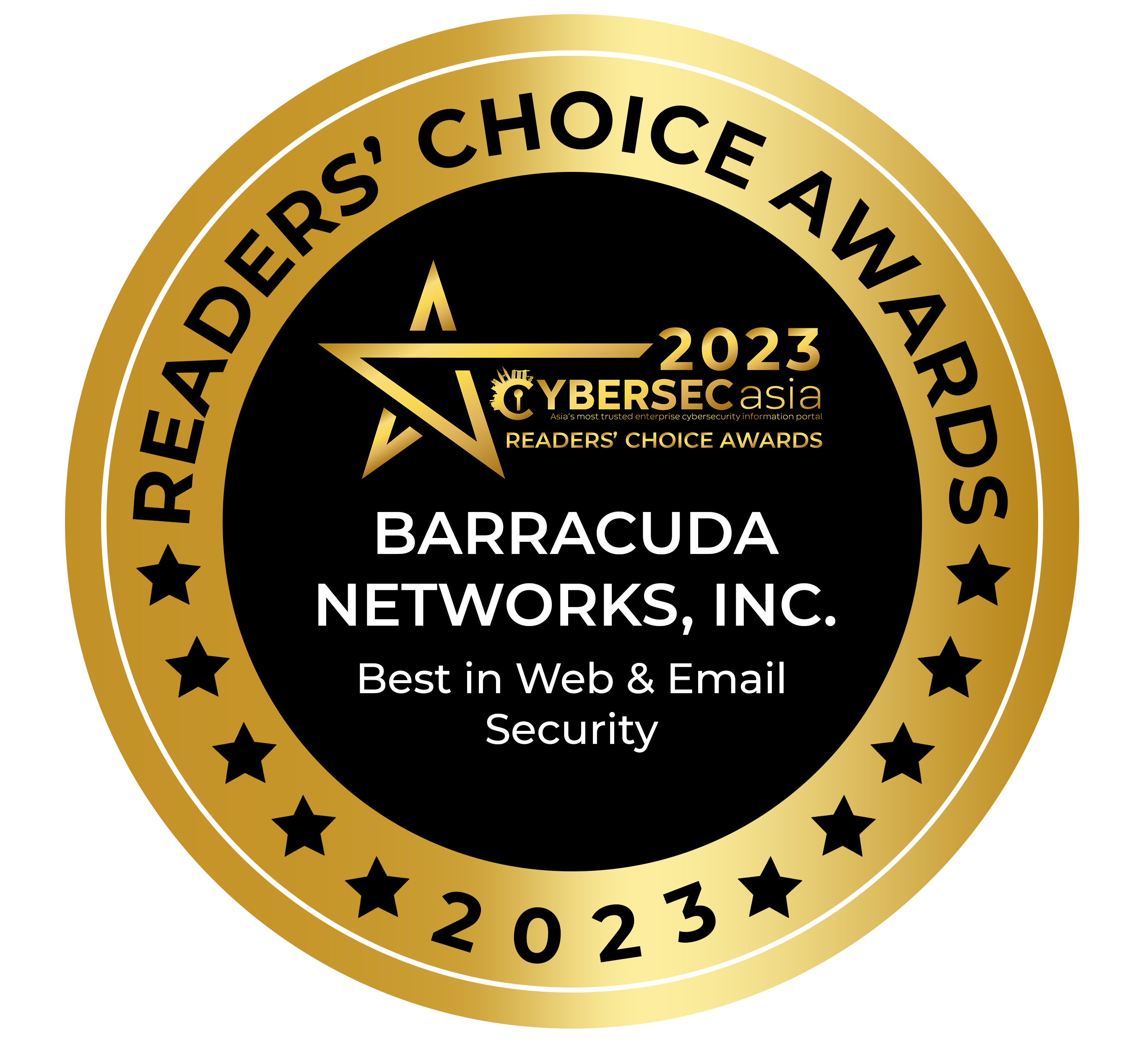 Cybersec Asia Readers' Choice Awards 2023 Best in Web & Email Security