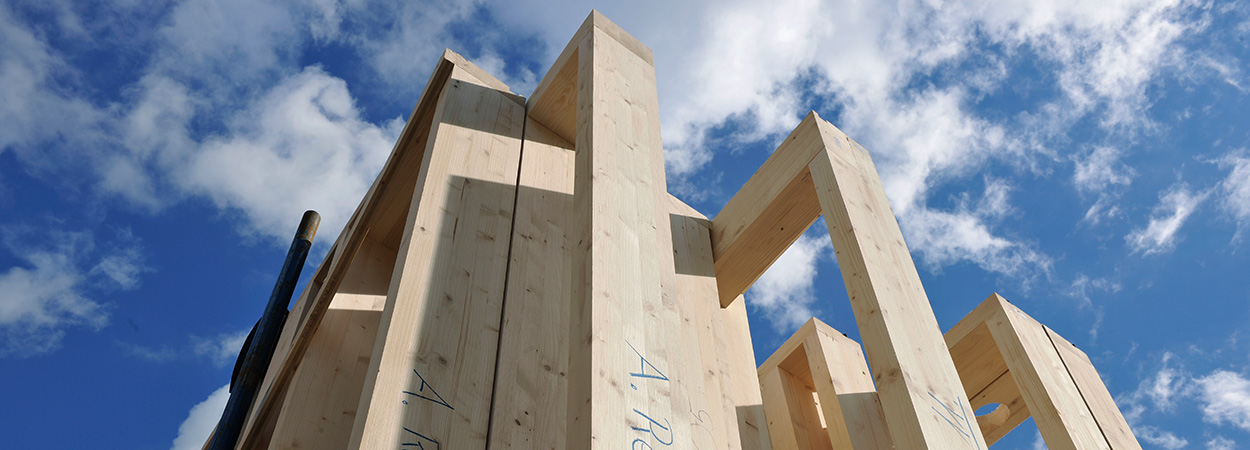 Bauteile, Elemente und Himmel. Beer Holzbau