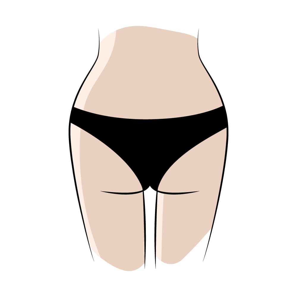 Dessin de fesses d une femme lipofilling des fesses La fesse en forme H | Dr Favre Lausanne