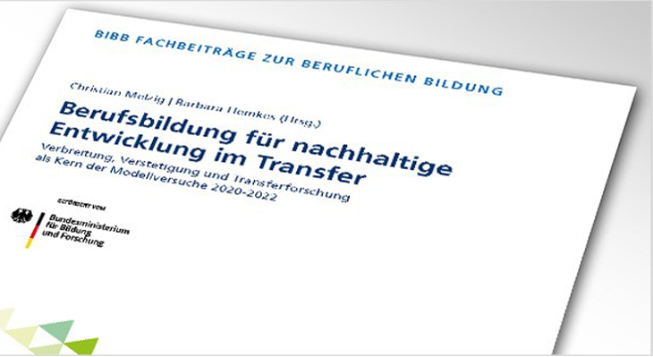 Cover von Berufsbildung für nachhaltige Entwicklung im Transfer