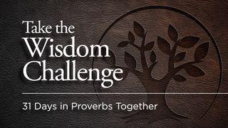 Take the Wisdom Challenge: 31 Days in Proverbs Together