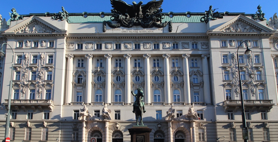 Fassade Regierungsgebäude Stubenring