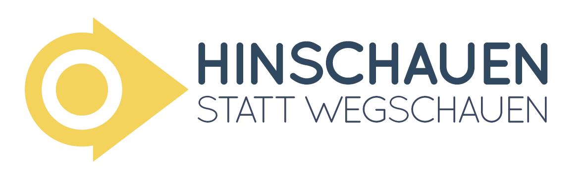 Hinschauen statt Wegschauen - Logo