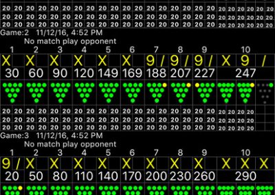 BowlSheet Bowling App iOS Scoring Games Screenshot