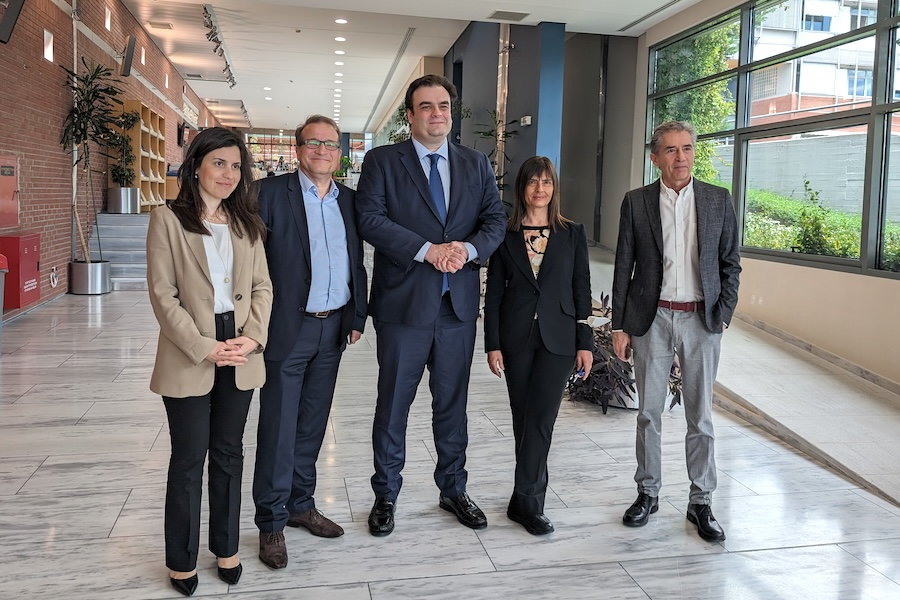 Greek Minister of Education Kyriakos Pierrakakis visits Cedefop