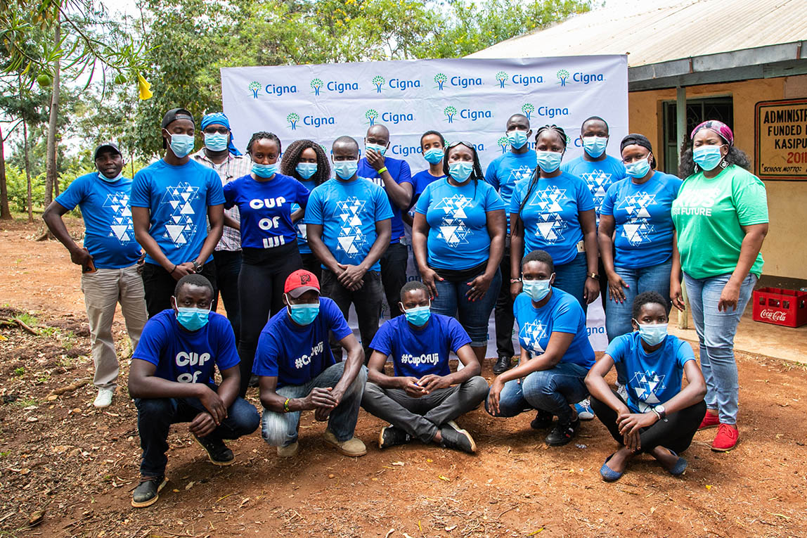 Cigna Teams Up with Cup of Uji Kenya