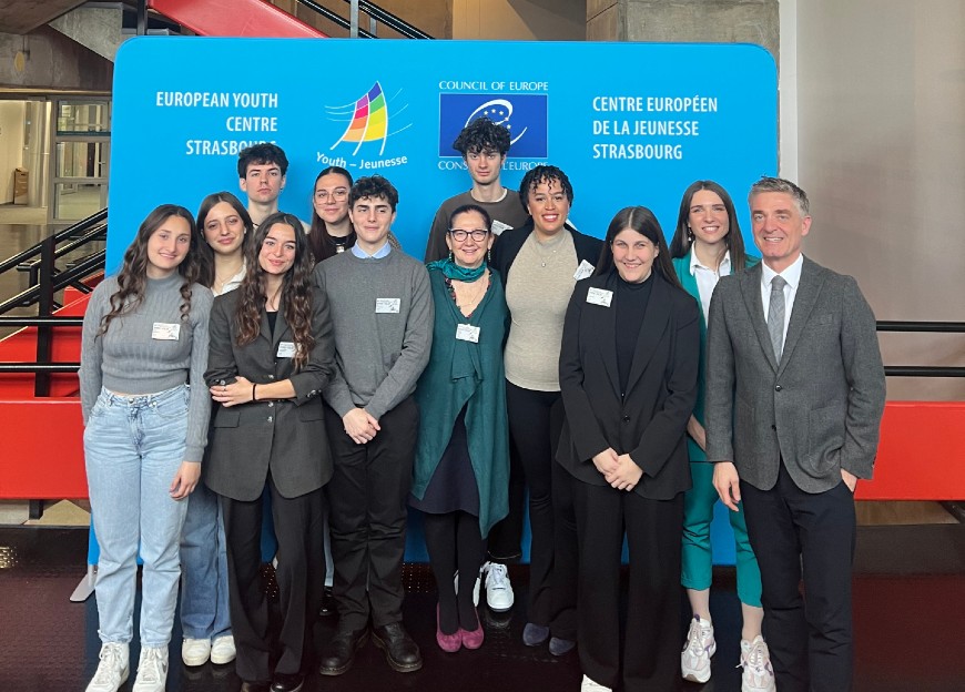 Visit of the European Students' Parliament to the European Youth Centre