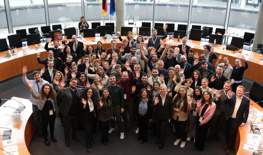 Youth Space Conference 2024: Young people from 21 countries discuss the future of Europe in the German Bundestag