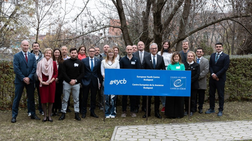 President of the Parliamentary Assembly of the Council of Europe Visits the European Youth Centre Budapest