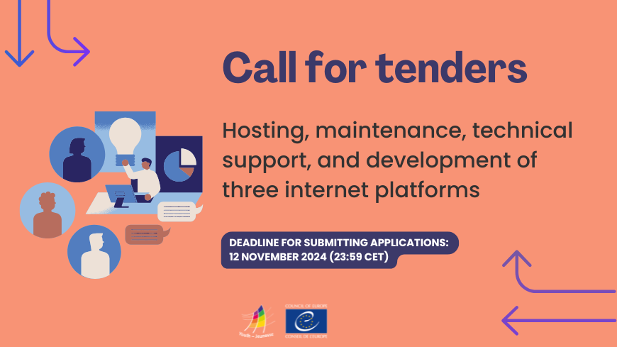 CALL FOR TENDERS: Hosting, maintenance, technical support, and development of three internet platforms