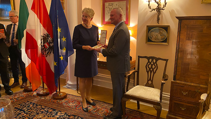 Remarks by the Council of Europe Commissioner for Human Rights, Michael O’Flaherty, on receiving the Grand Decoration of Honour in Gold with Star for Services to the Republic of Austria