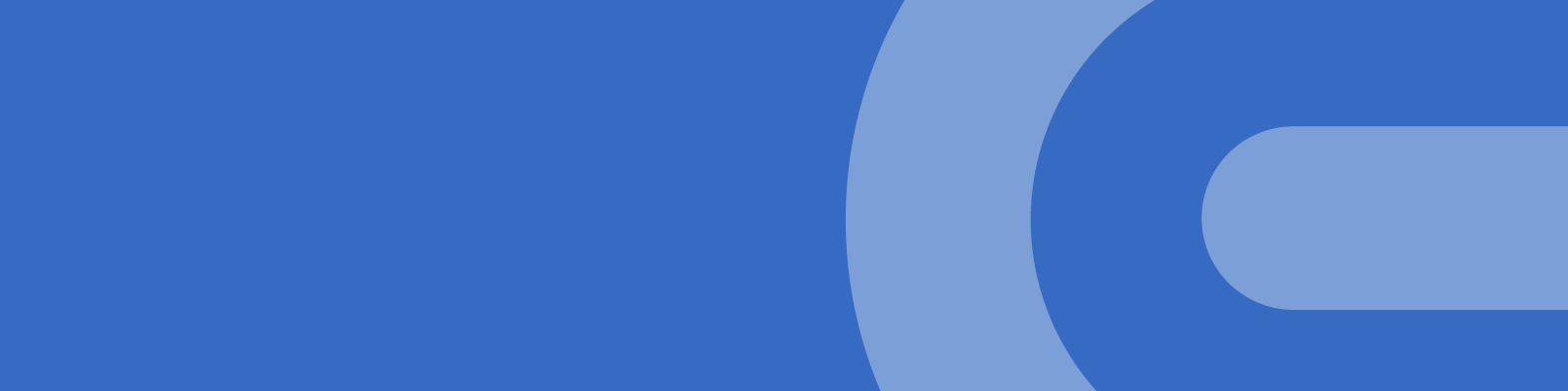 Banner Großes C Mittelblau