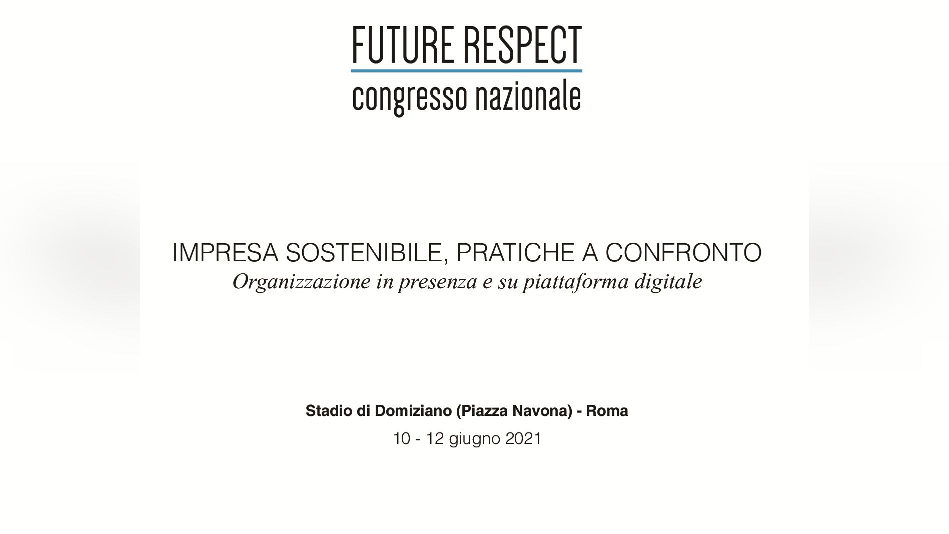 Competitive Data è tra gli organizzatori del congresso sull’impresa sostenibile