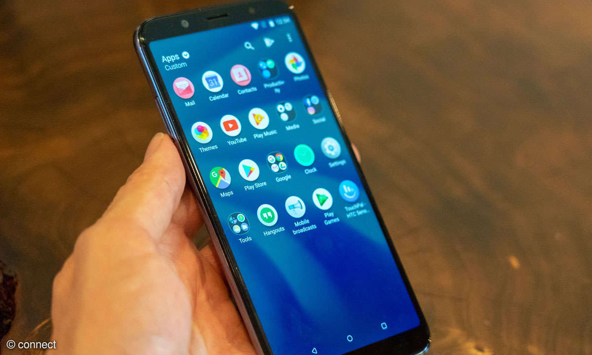 HTC U12 Life: Das 6-Zoll-Display bietet eine gute Darstellungsqualität.