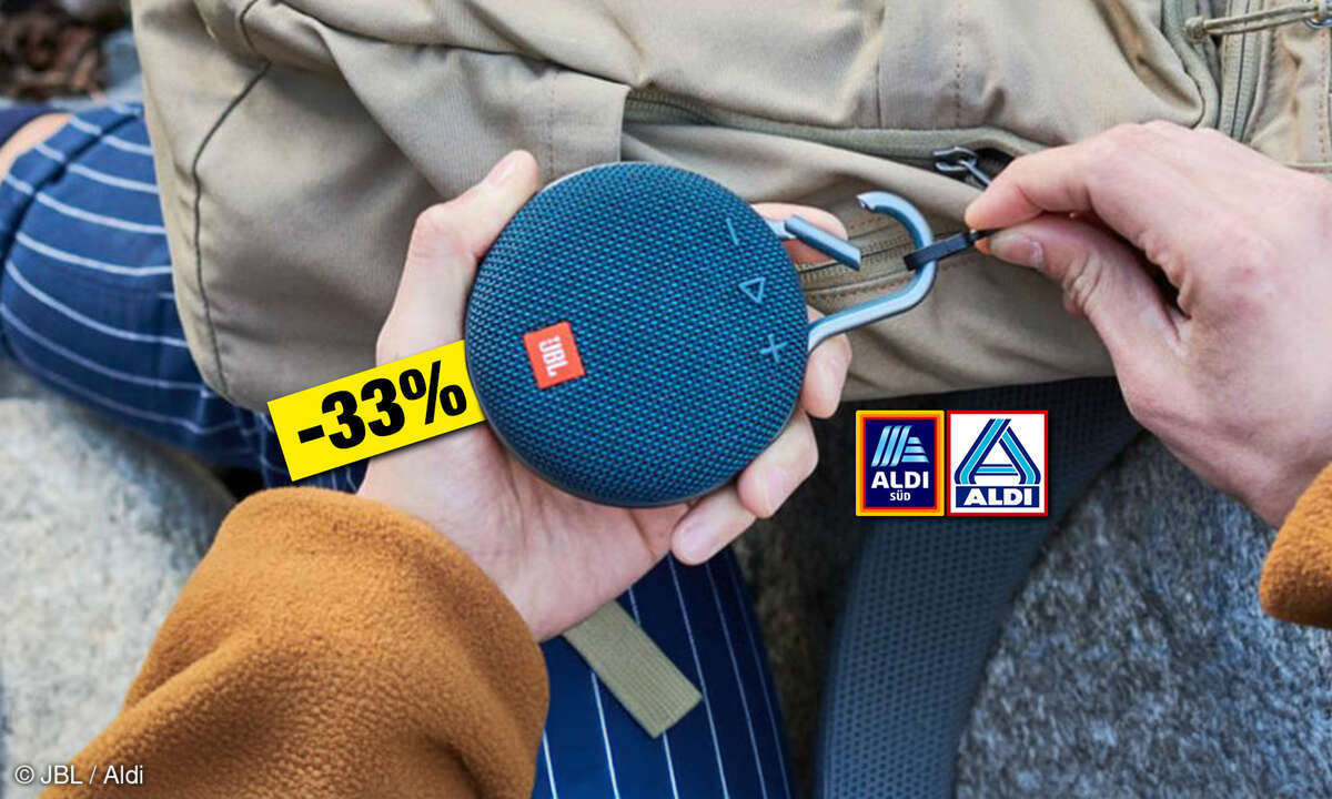 Aldi Angebot 33 Prozent Rabatt JBL Clip 3 Bluetooth-Box