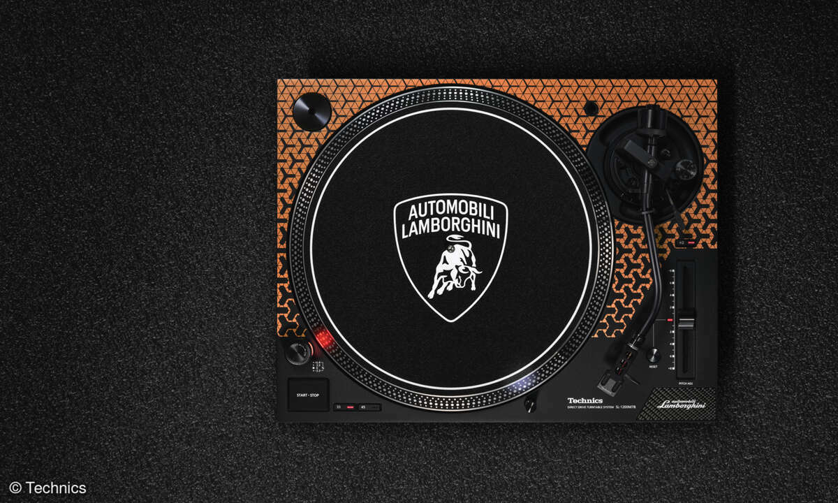 Der Technics SL-1200M7B entstand in Zusammenarbeit mit Lamborghini.