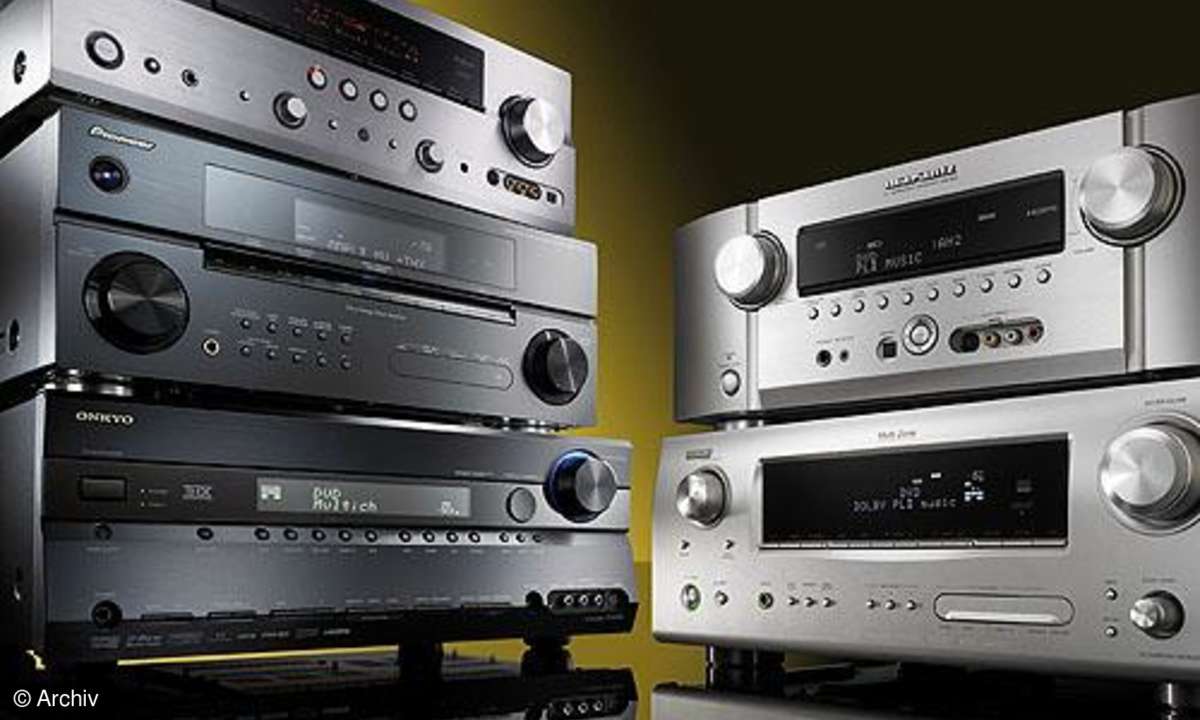 Vergleichstest AV-Receiver Yamaha RX V 863, Pioneer VSX 1018 AH, Onkyo TX SR 706, Marantz SR 5003, Denon AVR 2309