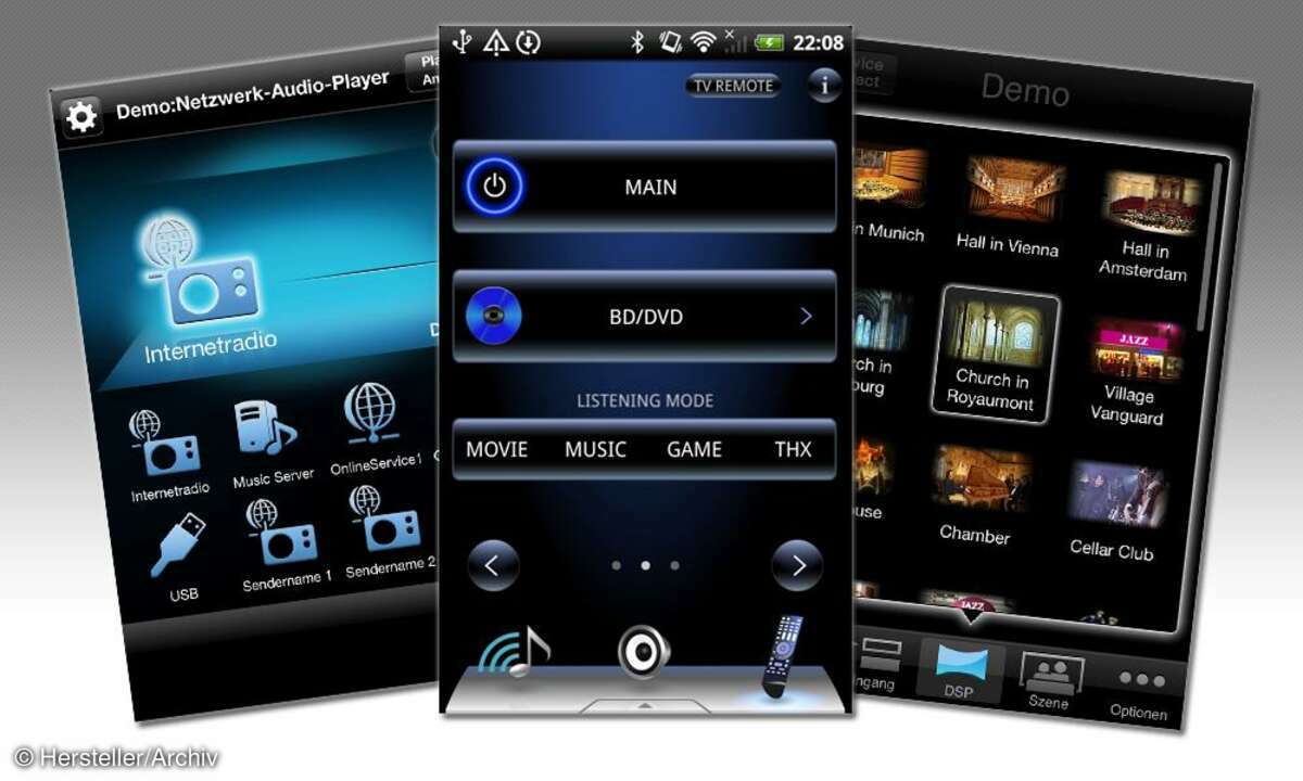 Apps für AV-Receiver