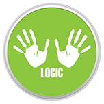 Digital logic Circle Logo