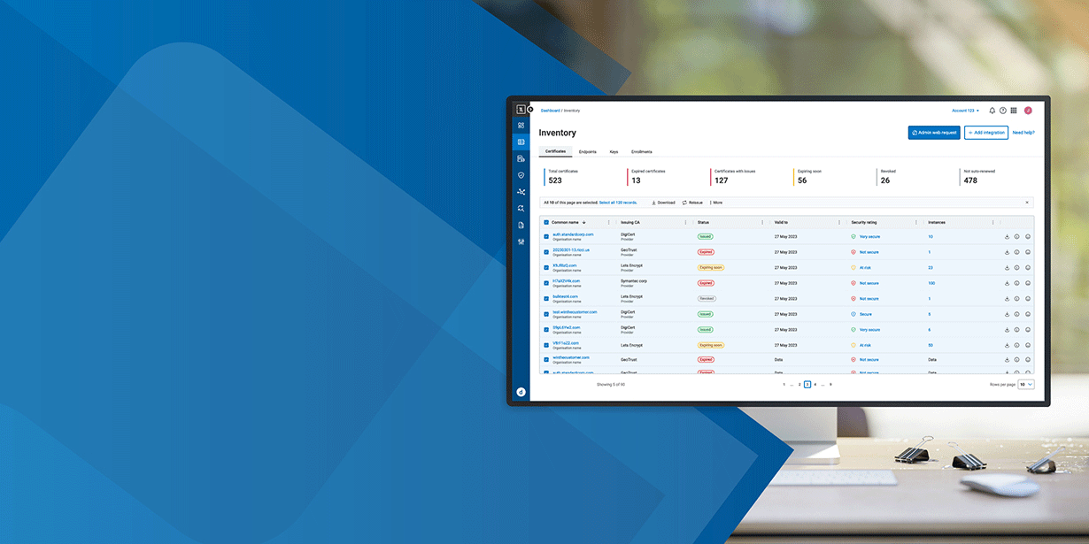 CertCentral TLS/SSL Manager Hero Image