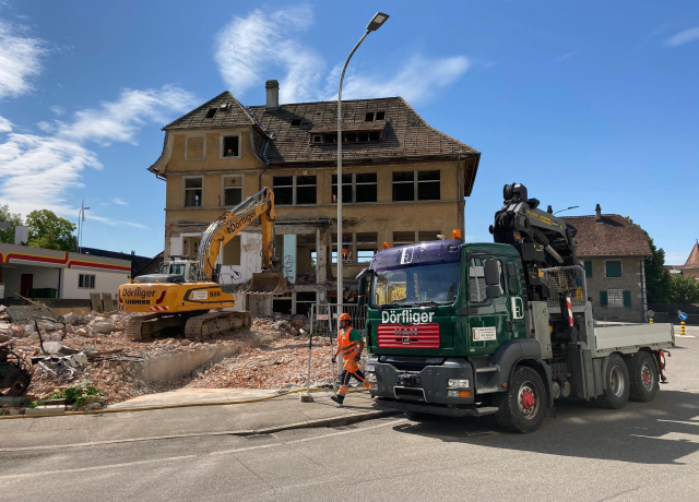 Abbruch Gebäude in Solothurn